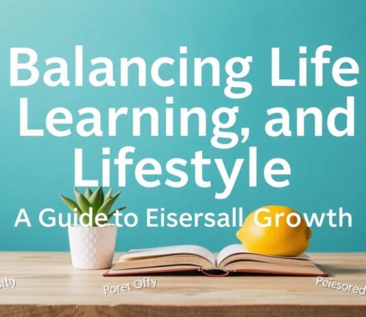 Balancing Life, Learning, and Lifestyle: A Guide to Personal Growth Balancing Life, Learning, and Lifestyle: A Guide to Personal Growth