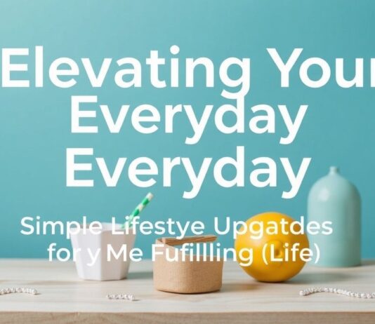 Elevating Your Everyday: Simple Lifestyle Upgrades for a More Fulfilling Life Elevating Your Everyday: Simple Lifestyle Upgrades for a More Fulfilling Life