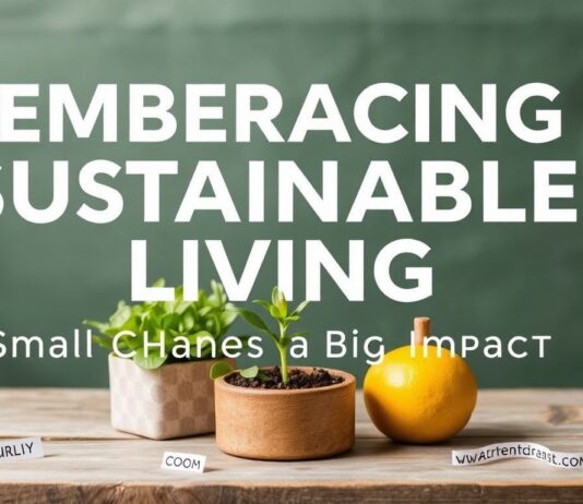 Embracing Sustainable Living: Small Changes for a Big Impact Embracing Sustainable Living: Small Changes for a Big Impact