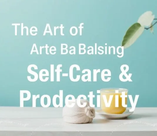 The Art of Balancing Self-Care and Productivity The Art of Balancing Self-Care and Productivity