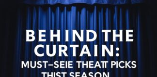 Behind the Curtain: Must-See Theater Picks This Season Behind the Curtain: Must-See Theater Picks This Season