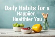 Daily Habits for a Happier, Healthier You Daily Habits for a Happier, Healthier You
