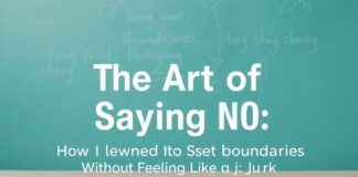 The Art of Saying No: How I Learned to Set Boundaries Without Feeling Like a Jerk The Art of Saying No: How I Learned to Set Boundaries Without Feeling Like a Jerk