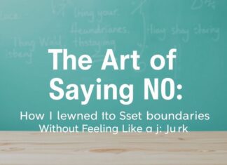 The Art of Saying No: How I Learned to Set Boundaries Without Feeling Like a Jerk The Art of Saying No: How I Learned to Set Boundaries Without Feeling Like a Jerk
