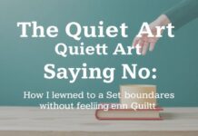 The Quiet Art of Saying No: How I Learned to Set Boundaries Without Feeling Guilty The Quiet Art of Saying No: How I Learned to Set Boundaries Without Feeling Guilty