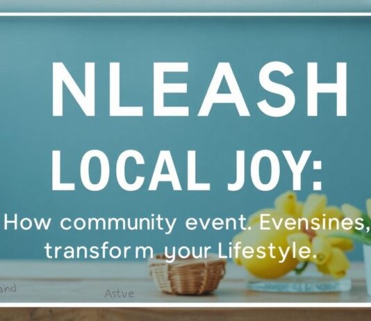 Unleash Local Joy: How Community Events Can Transform Your Lifestyle Unleash Local Joy: How Community Events Can Transform Your Lifestyle
