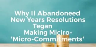 Why I Gave Up on New Year’s Resolutions and Started Making ‘Micro-Committments’ Instead Why I Abandoned New Year's Resolutions and Began Making 'Micro-Commitments' Instead