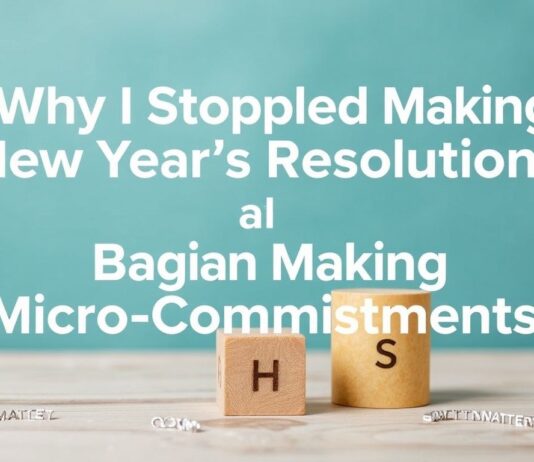 Why I Gave Up on New Year’s Resolutions and Started Making ‘Micro-Committments’ Instead Why I Stopped Making New Year's Resolutions and Began Making 'Micro-Commitments' Instead