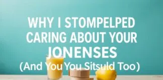 Why I Stopped Caring About the Joneses (And You Should Too) Why I Stopped Caring About the Joneses (And You Should Too)