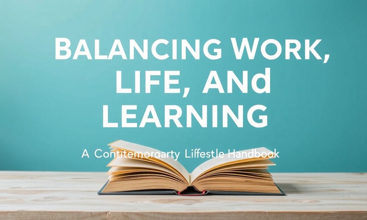 Balancing Work, Life, and Learning: A Modern Lifestyle Guide