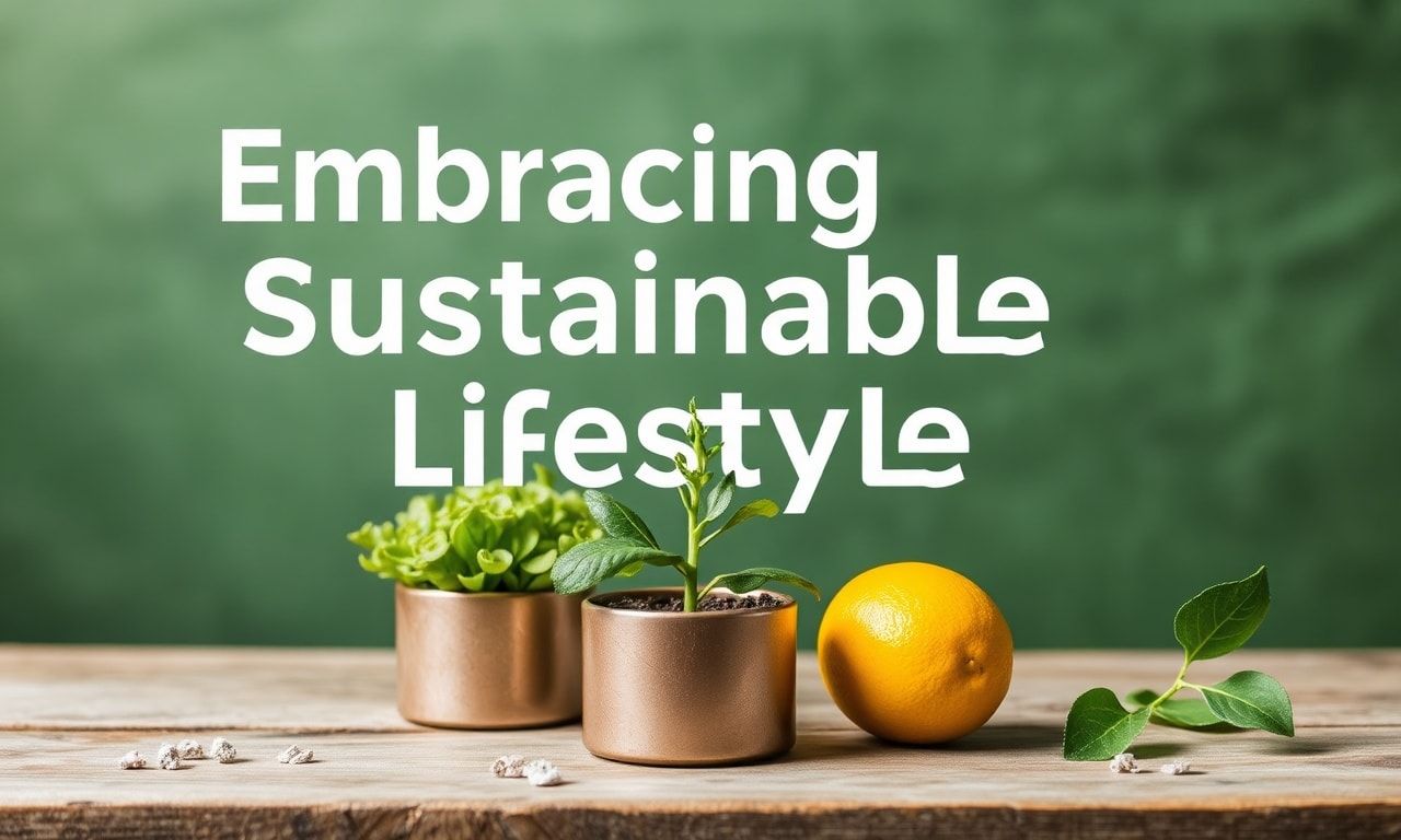 Embracing a Sustainable Lifestyle: Tips and Trends for a Greener You