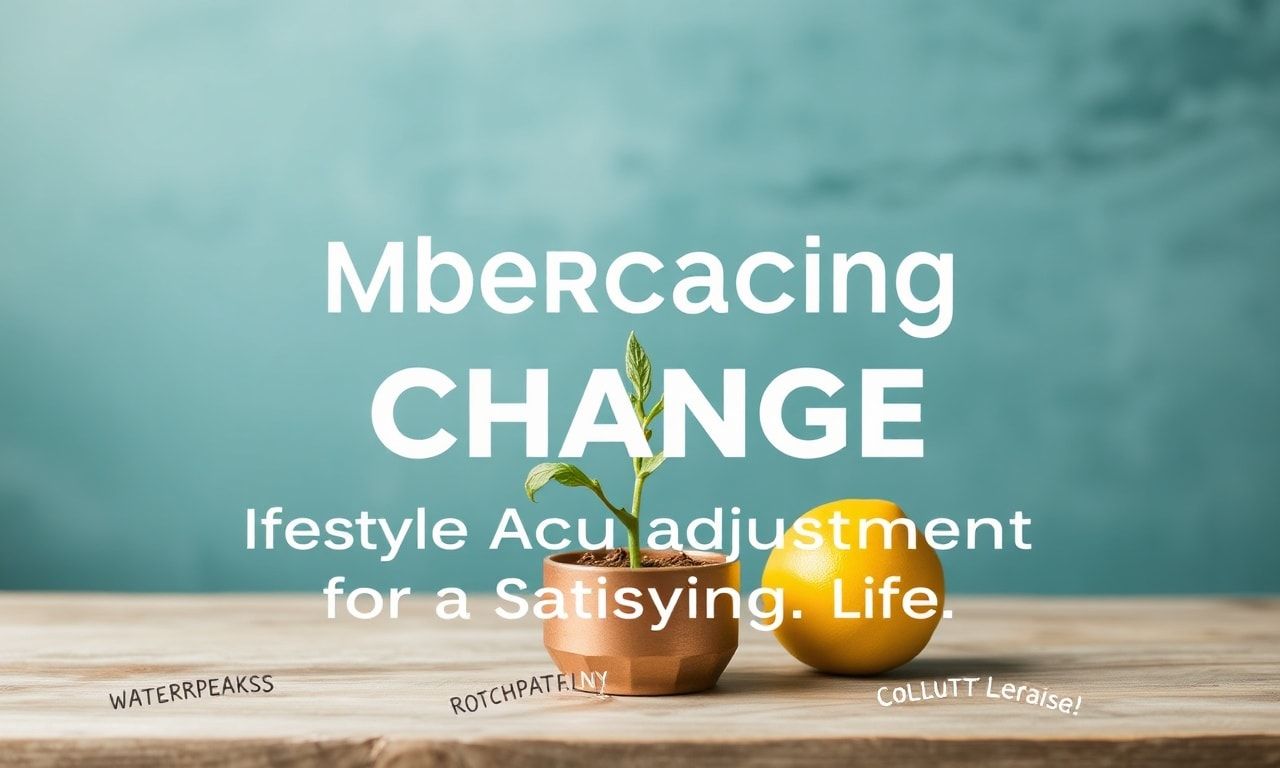 Embracing Change: Lifestyle Adjustments for a Fulfilling Life
