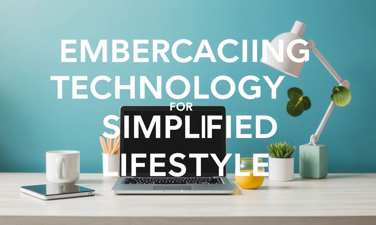 Embracing Technology for a Simplified Lifestyle