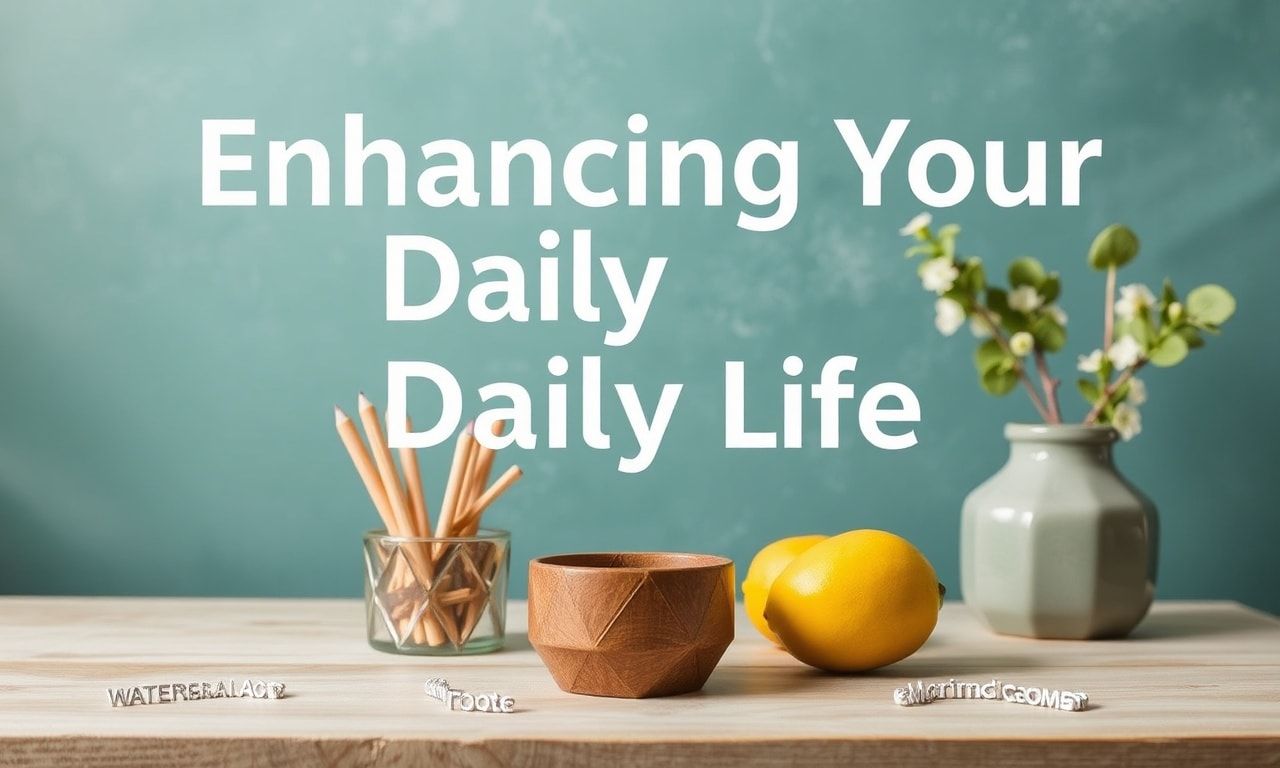 Enhancing Your Daily Life: Practical Tips for a Better Lifestyle