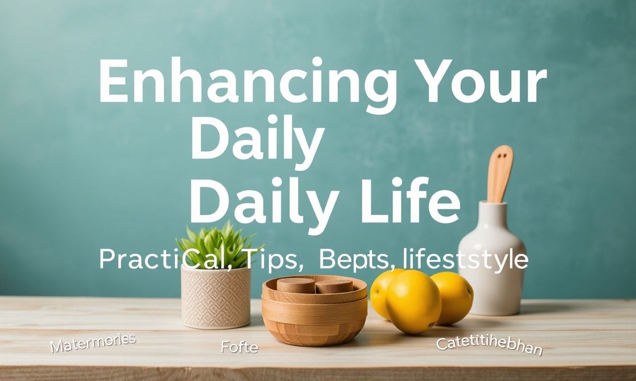 Enhancing Your Daily Life: Practical Tips for a Better Lifestyle