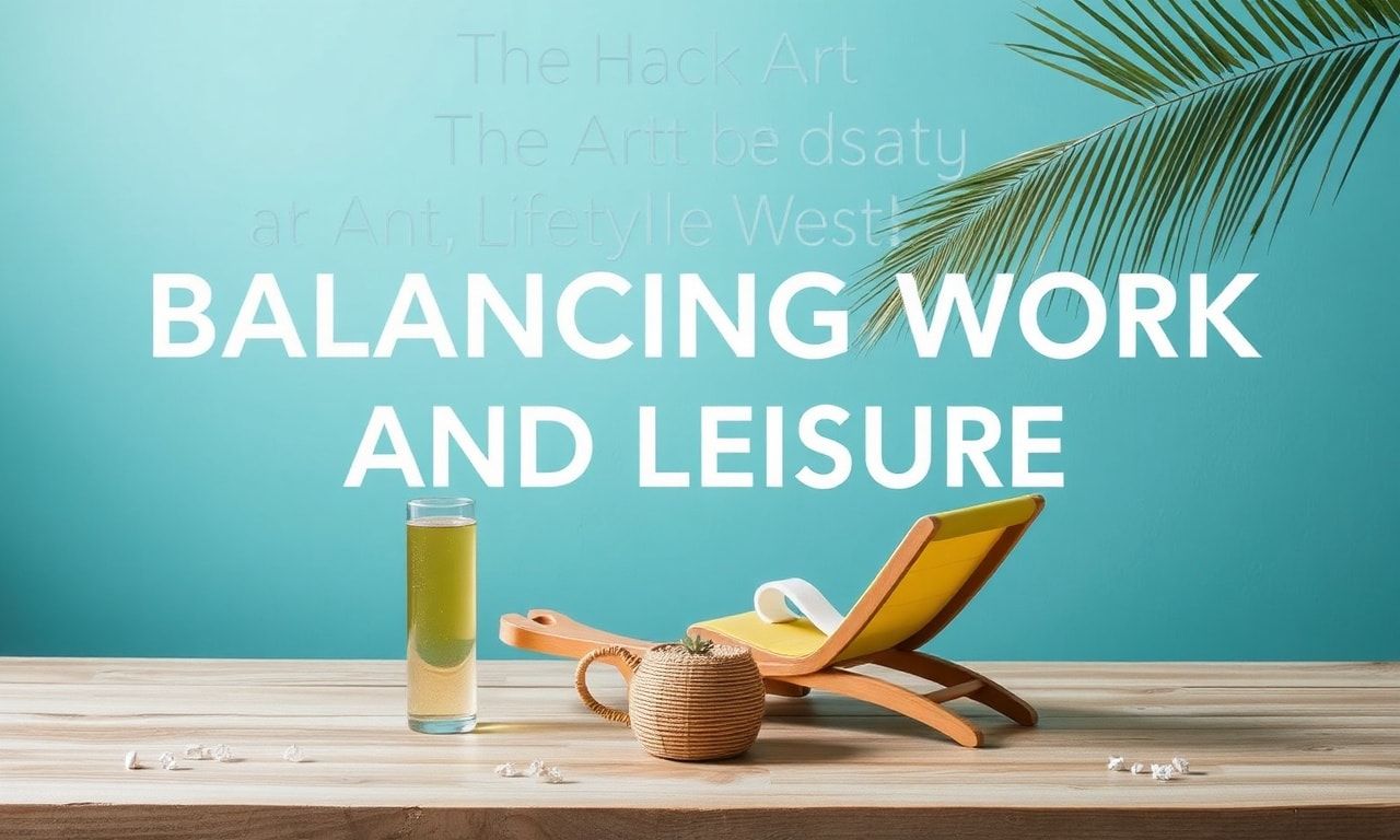 The Art of Balancing Work and Leisure: A Lifestyle Guide