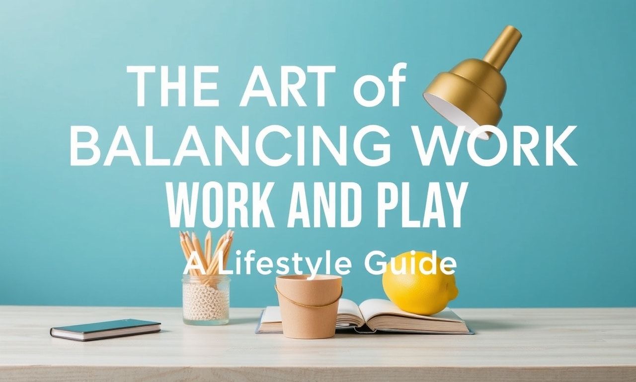 The Art of Balancing Work and Play: A Lifestyle Guide