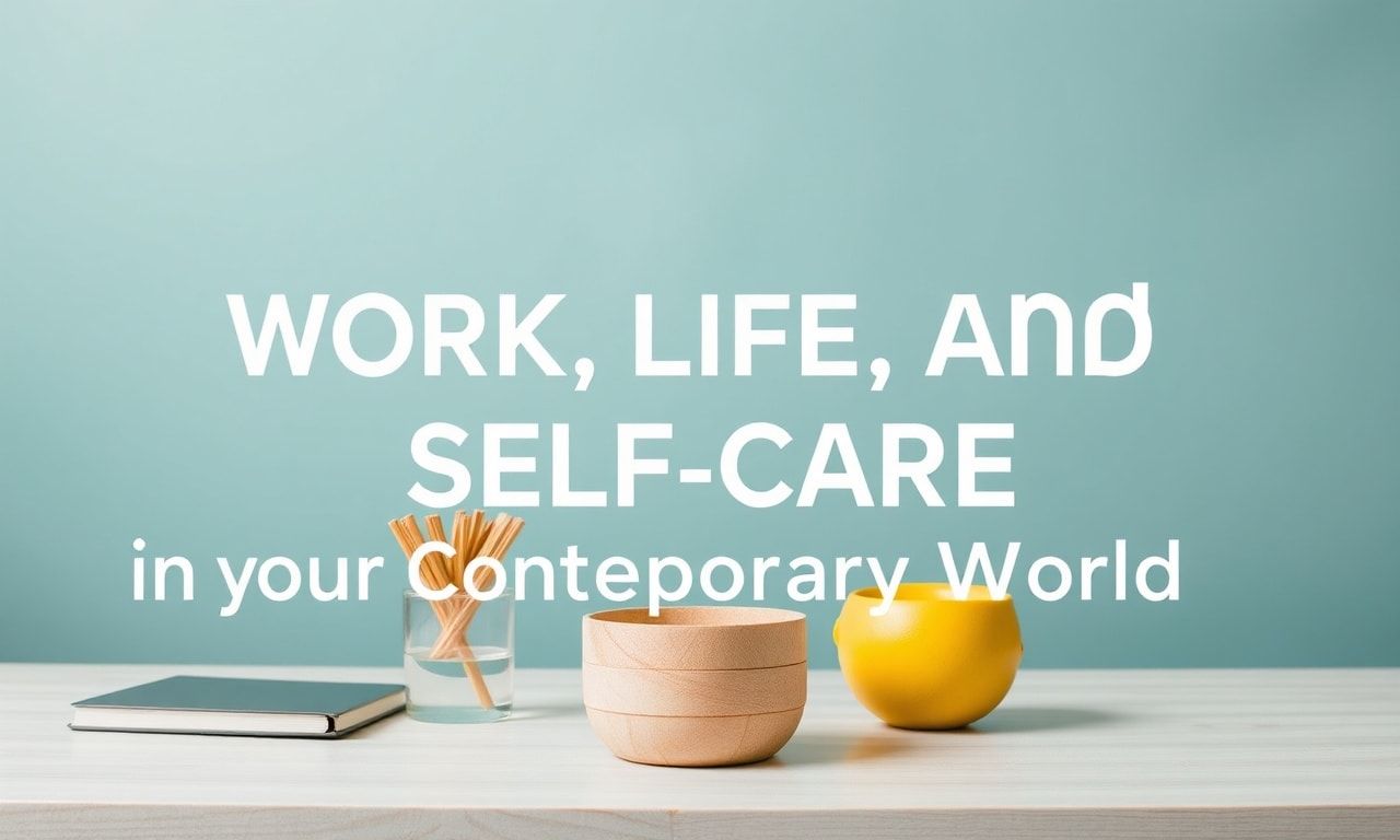 The Art of Balancing Work, Life, and Self-Care in the Modern World