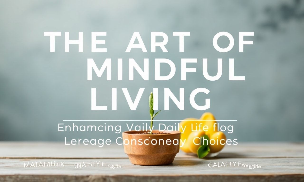 The Art of Mindful Living: Enhancing Daily Life Through Conscious Choices