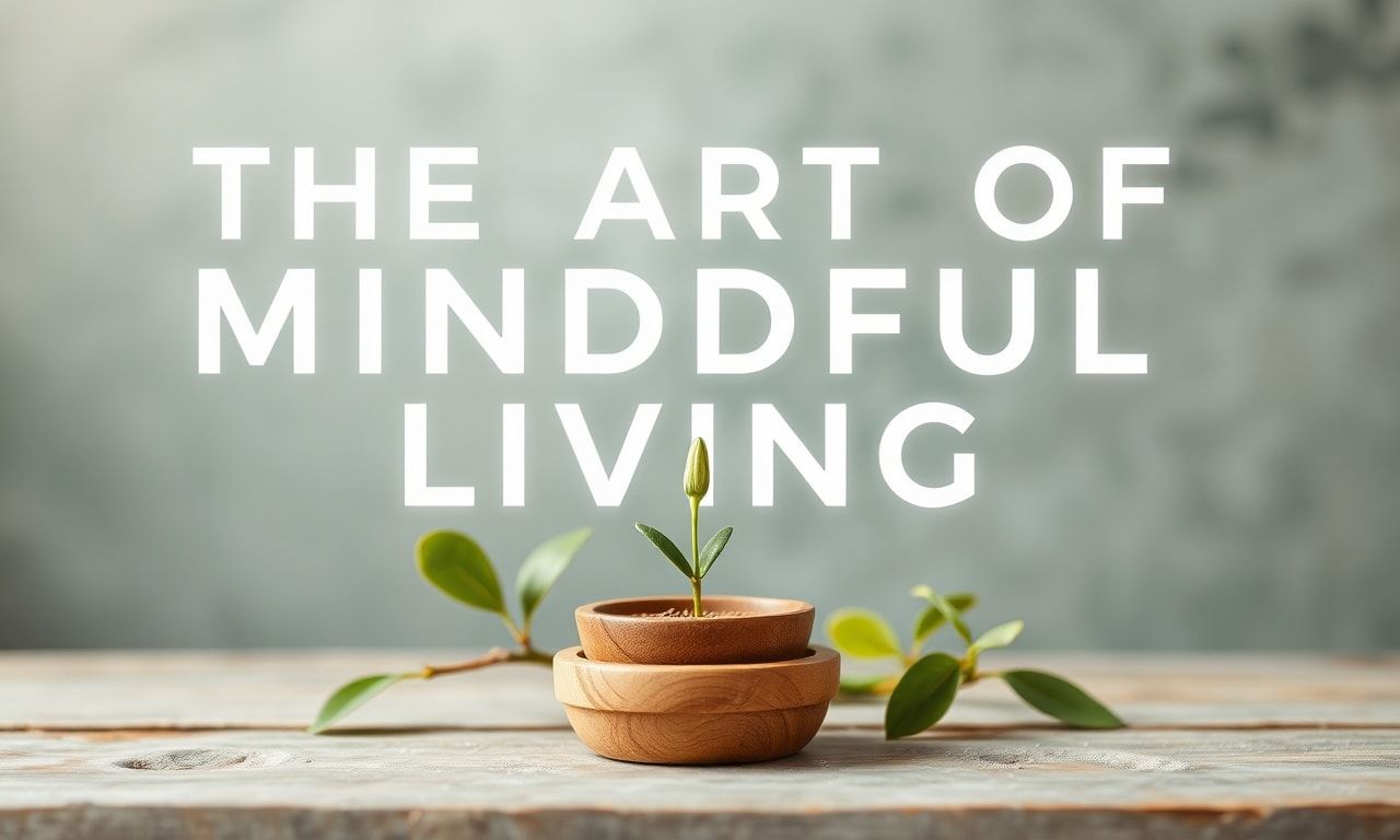 The Art of Mindful Living: Enhancing Your Lifestyle with Simple Practices