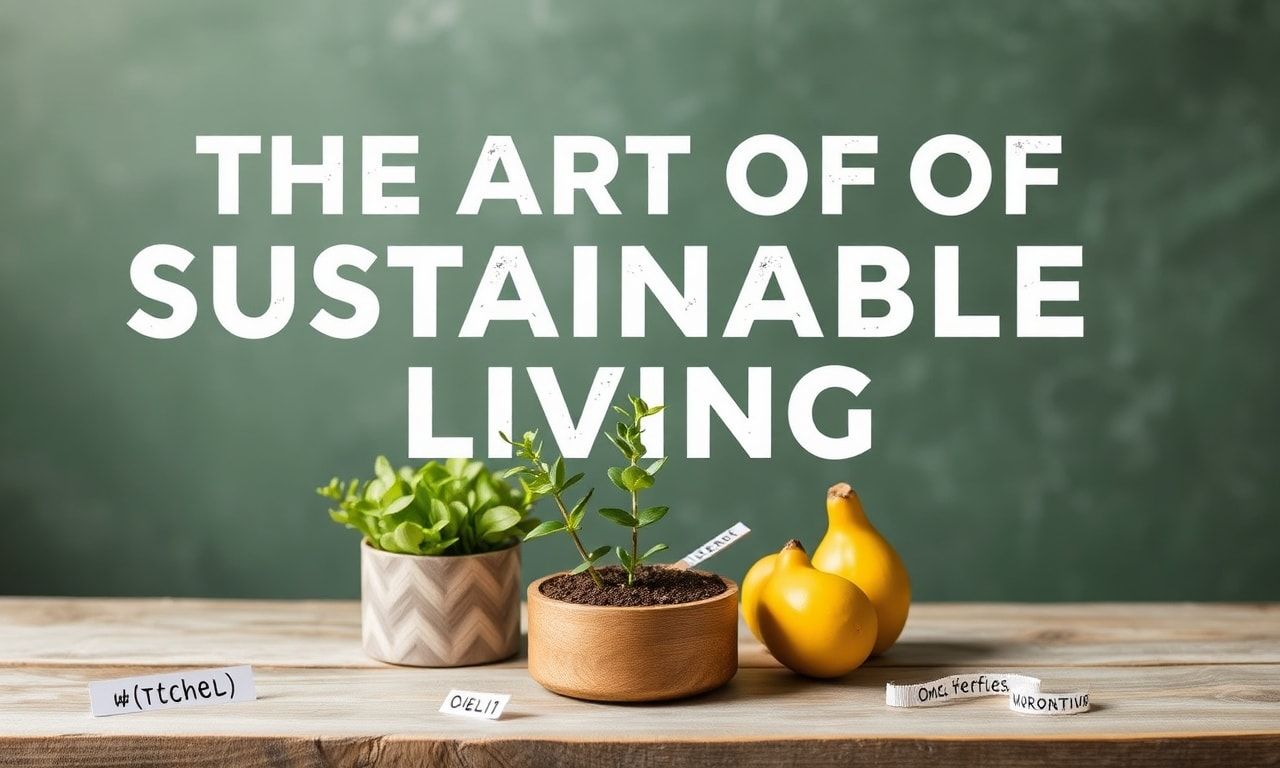 The Art of Sustainable Living: Small Steps for a Big Impact