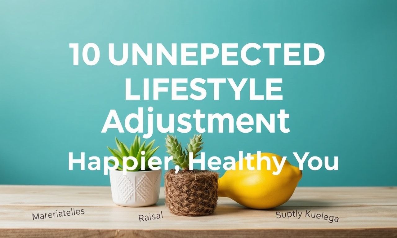 10 Unexpected Lifestyle Tweaks for a Happier, Healthier You