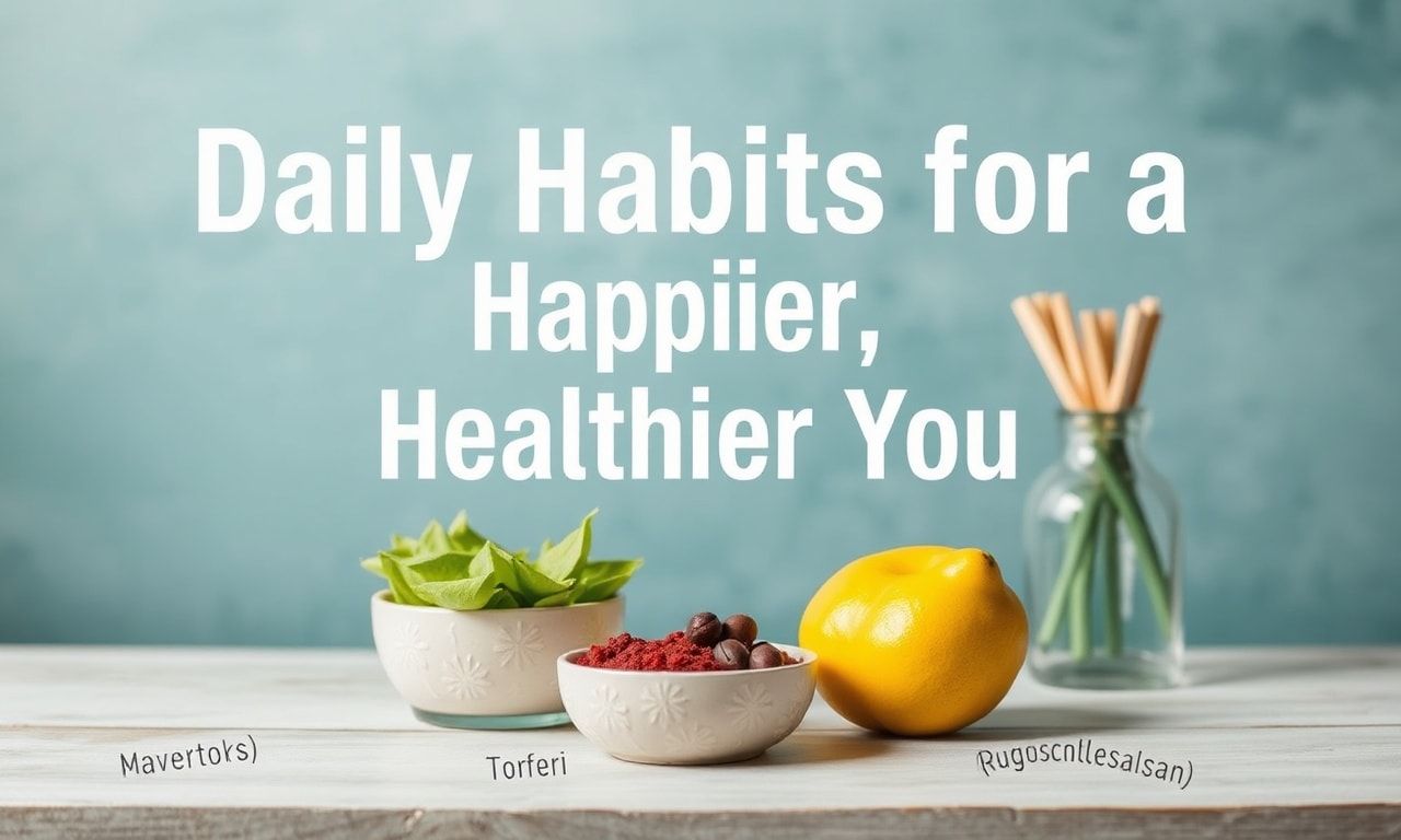 Daily Habits for a Happier, Healthier You