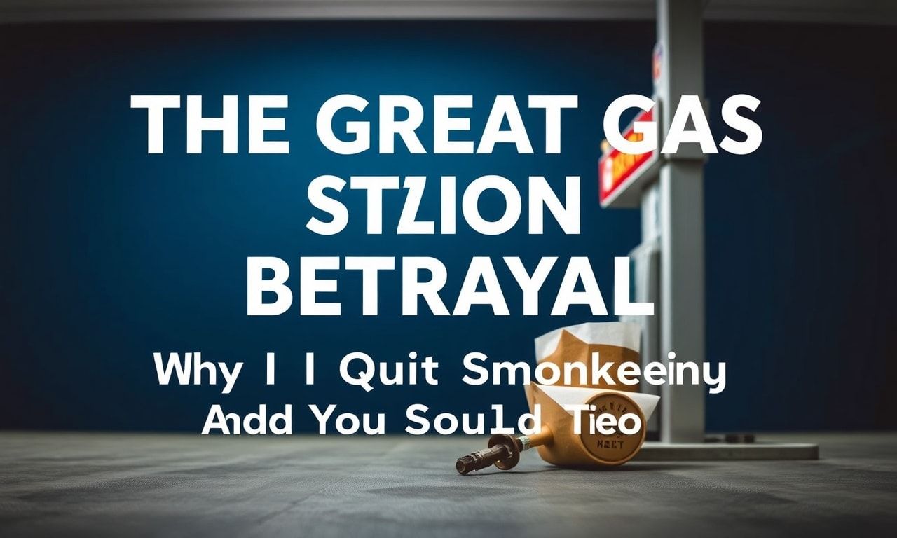 The Great Gas Station Betrayal: Why I Quit Smoking (And You Should Too)