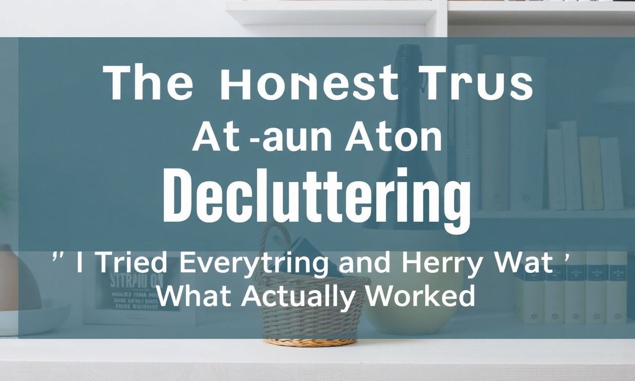 The Honest Truth About Decluttering: I Tried It All and Here's What Actually Worked