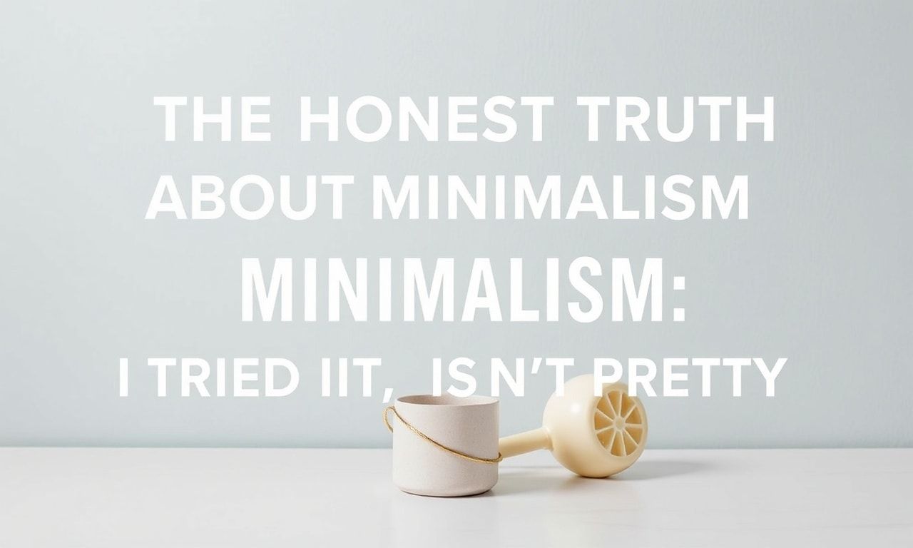 The Honest Truth About Minimalism: I Tried It, It Wasn't Pretty