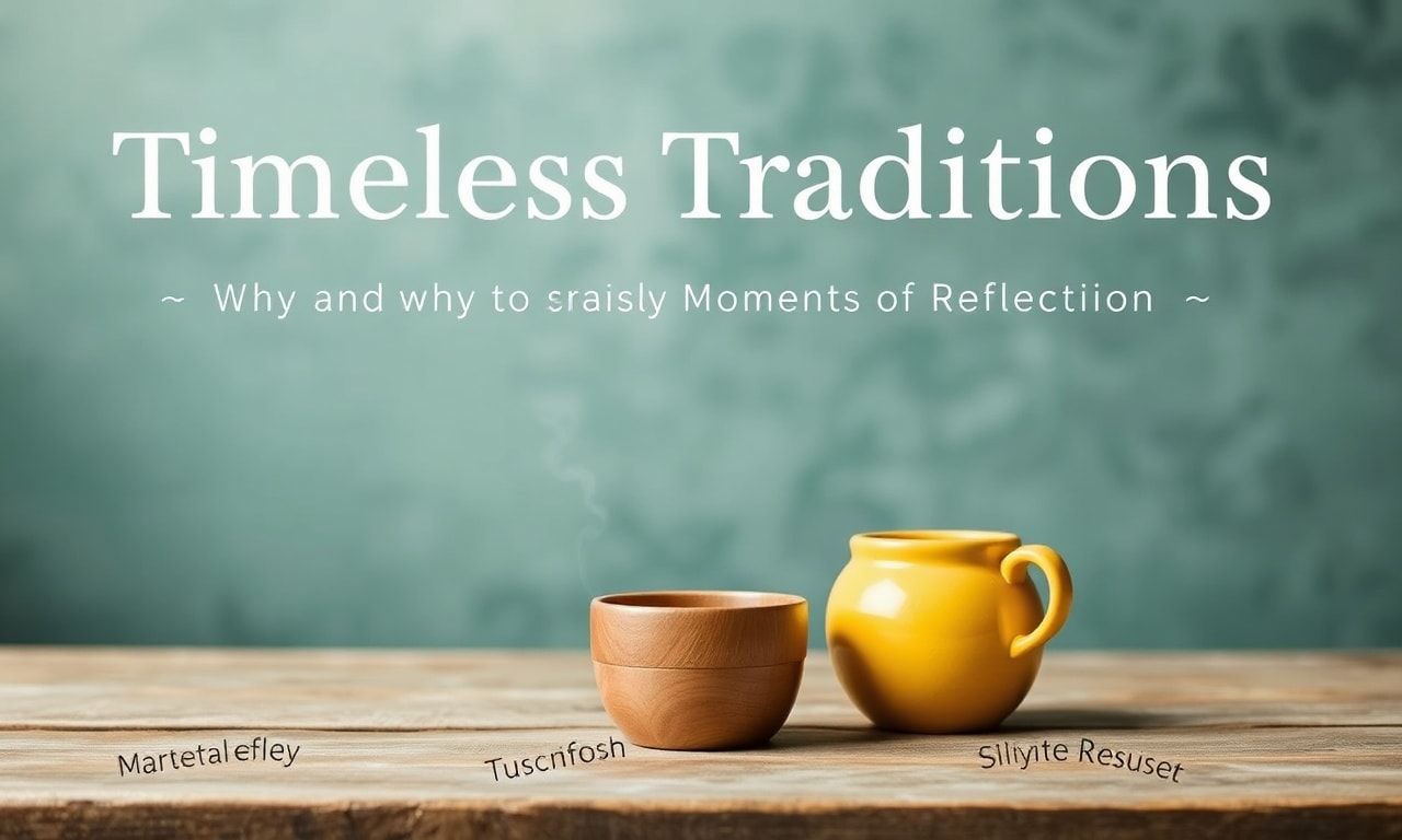 Timeless Traditions: When and Why to Embrace Daily Moments of Reflection
