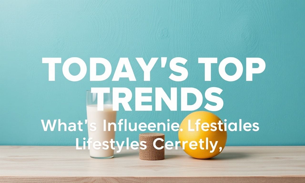 Today's Top Trends: What's Shaping Lifestyles Right Now