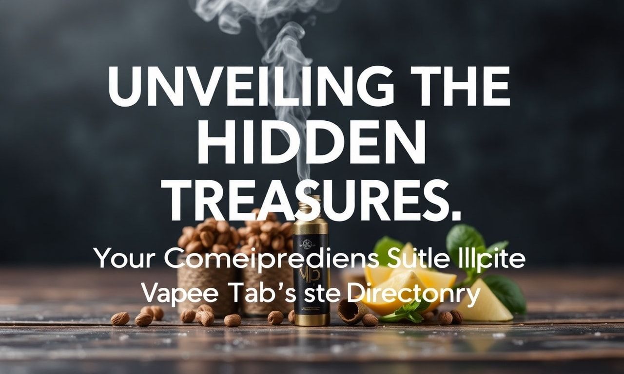 Unveiling the Hidden Gems: Your Ultimate Guide to Vape Tab's Site Directory